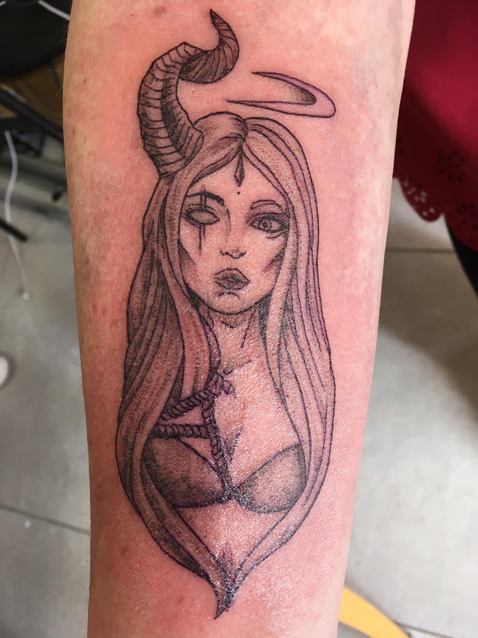 Tatouage Mi Ange Mi Demon Homme