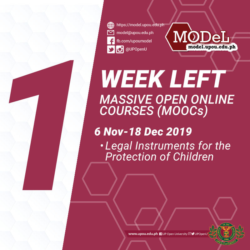 UPOU Massive Open Distance e-Learning - The Child Rights Protection and ...