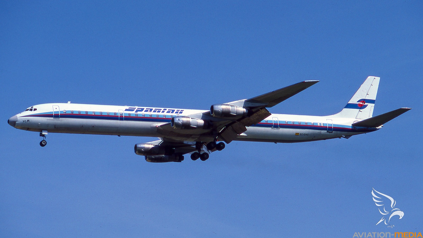 1%er With the introduction of the new livery in the 1980s, SPANTAX also