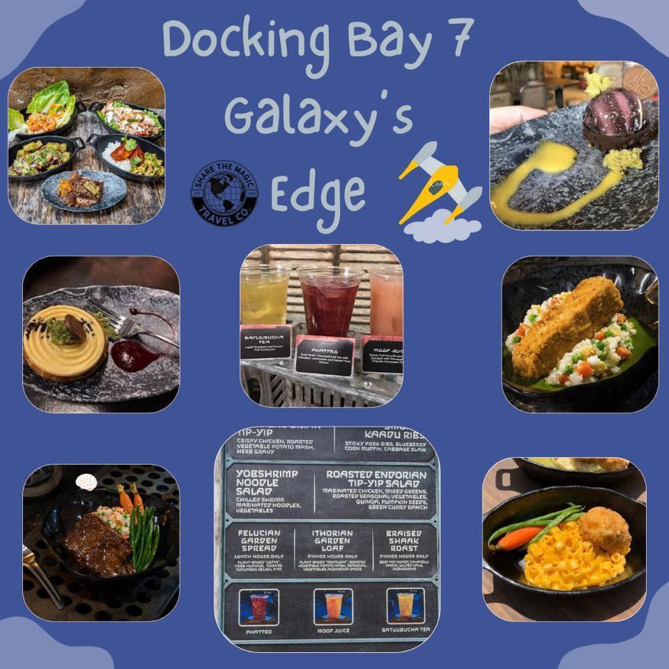 Docking Bay in Galaxy's Edge serves great ribs and fried chicken