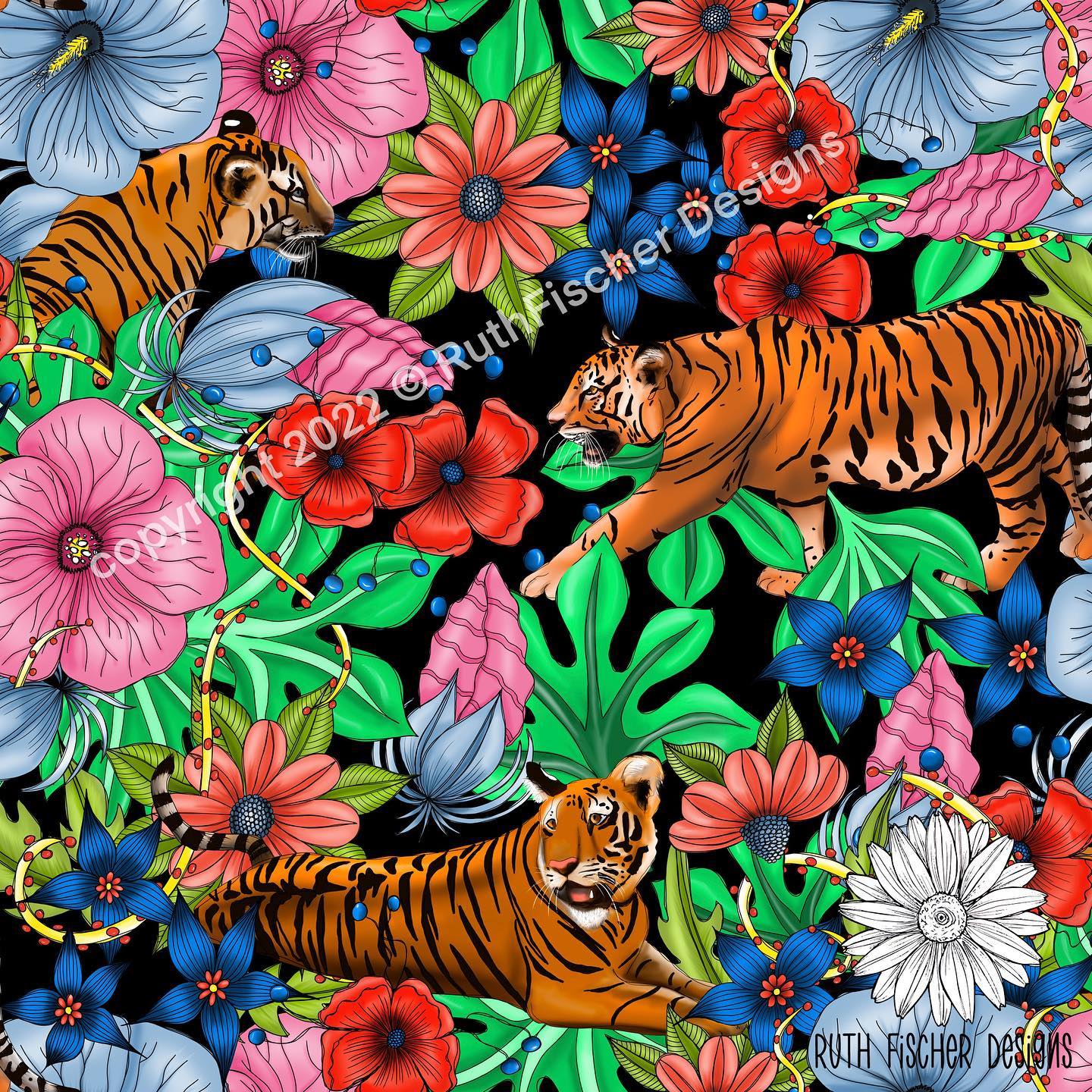Ruth - I love wild cats! These are referenced from photos a few years ...