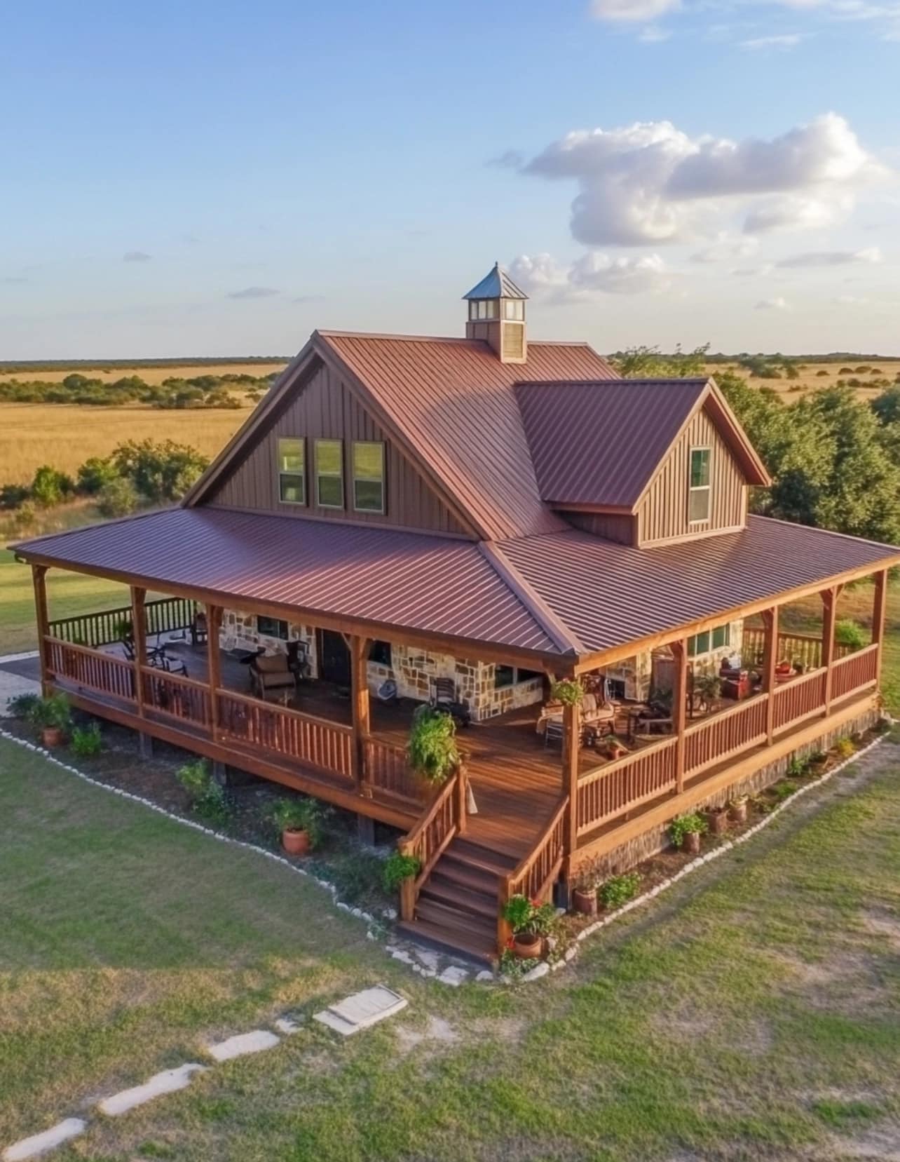 Farmhouse Dreams - A Barndominium with wraparound porch😍🏠 | Facebook