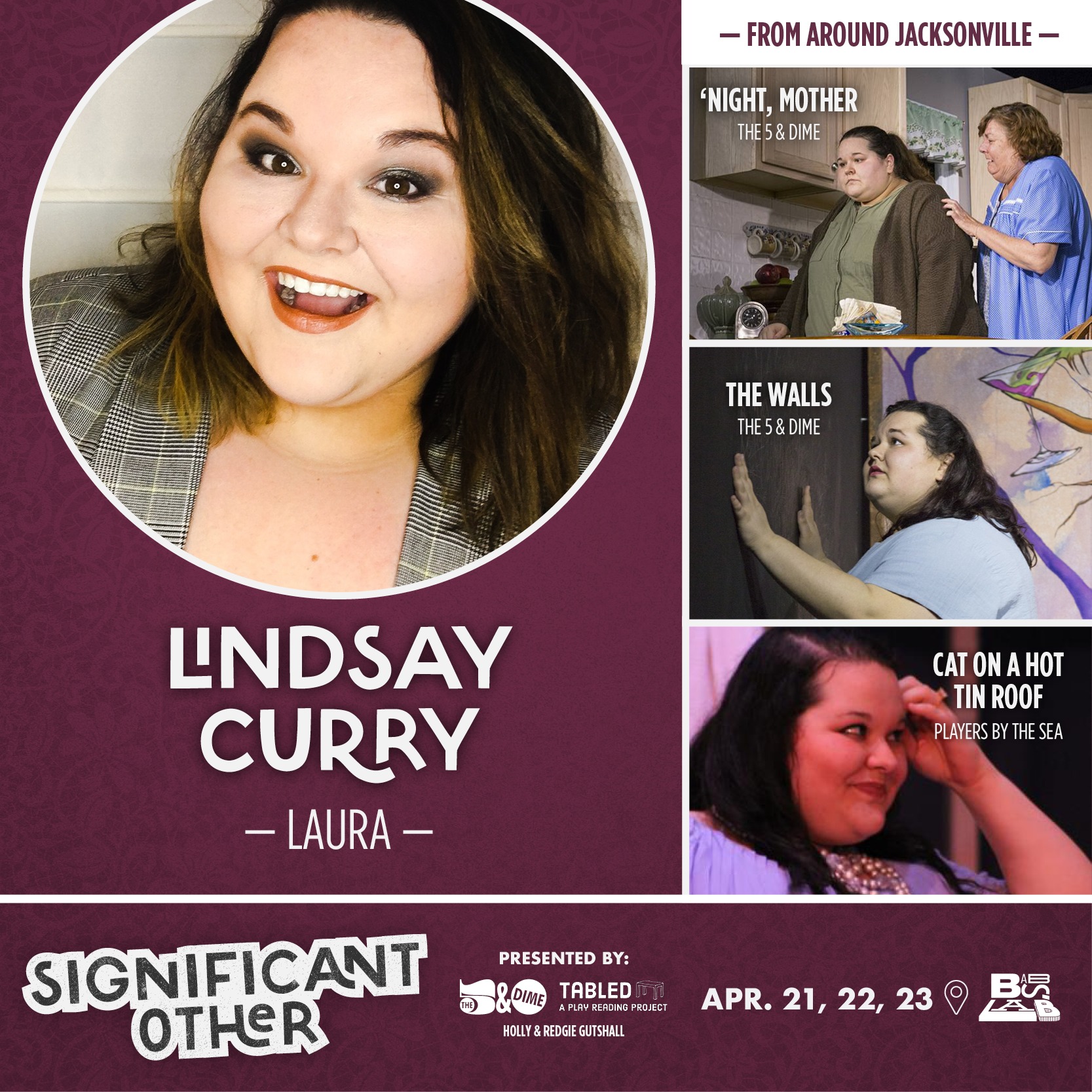 📣 Meet LINDSAY CURRY who's... - The 5 & Dime Theatre Co. | Facebook