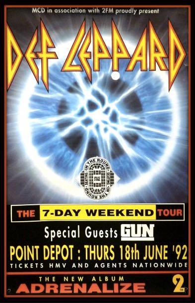 33 Years Ago DEF LEPPARD Start ADRENALIZE 7-Day Weekend Tour In