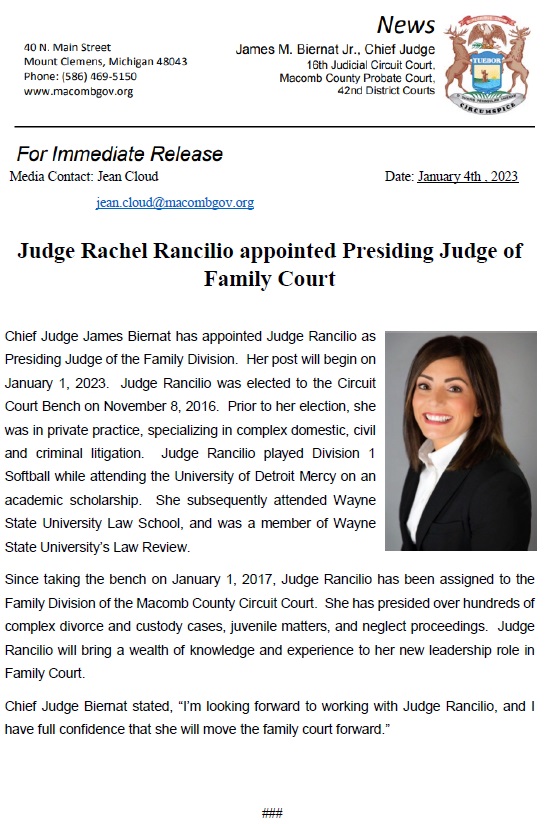 Congratulations Judge... - 16th Judicial Circuit Court
