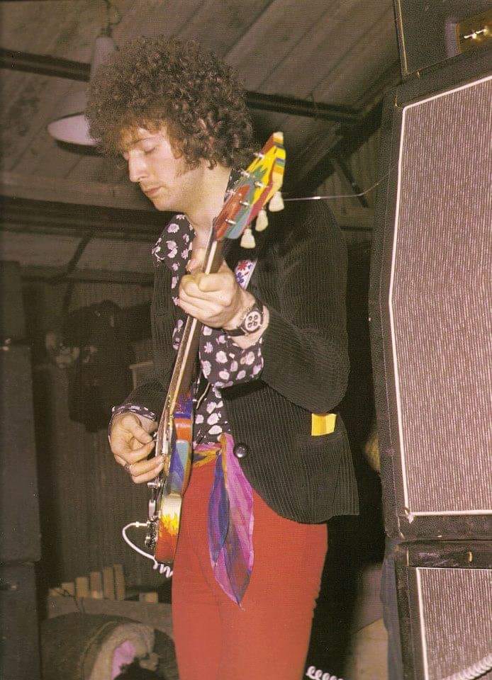 Eric Clapton performing with Cream at The Jaguar Club in Germany