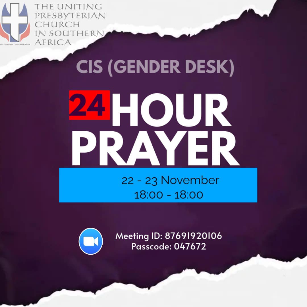 UPCSA - Bantwabatsha The UPCSA CIS (Gender Desk) has organised a 24 ...