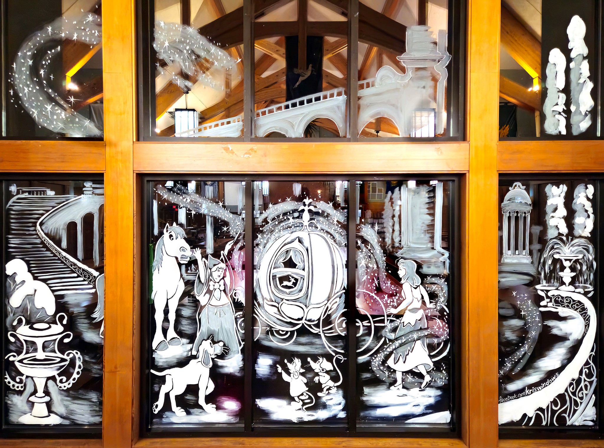 It was great fun to literally... - Christmas Windows by Kris | Facebook