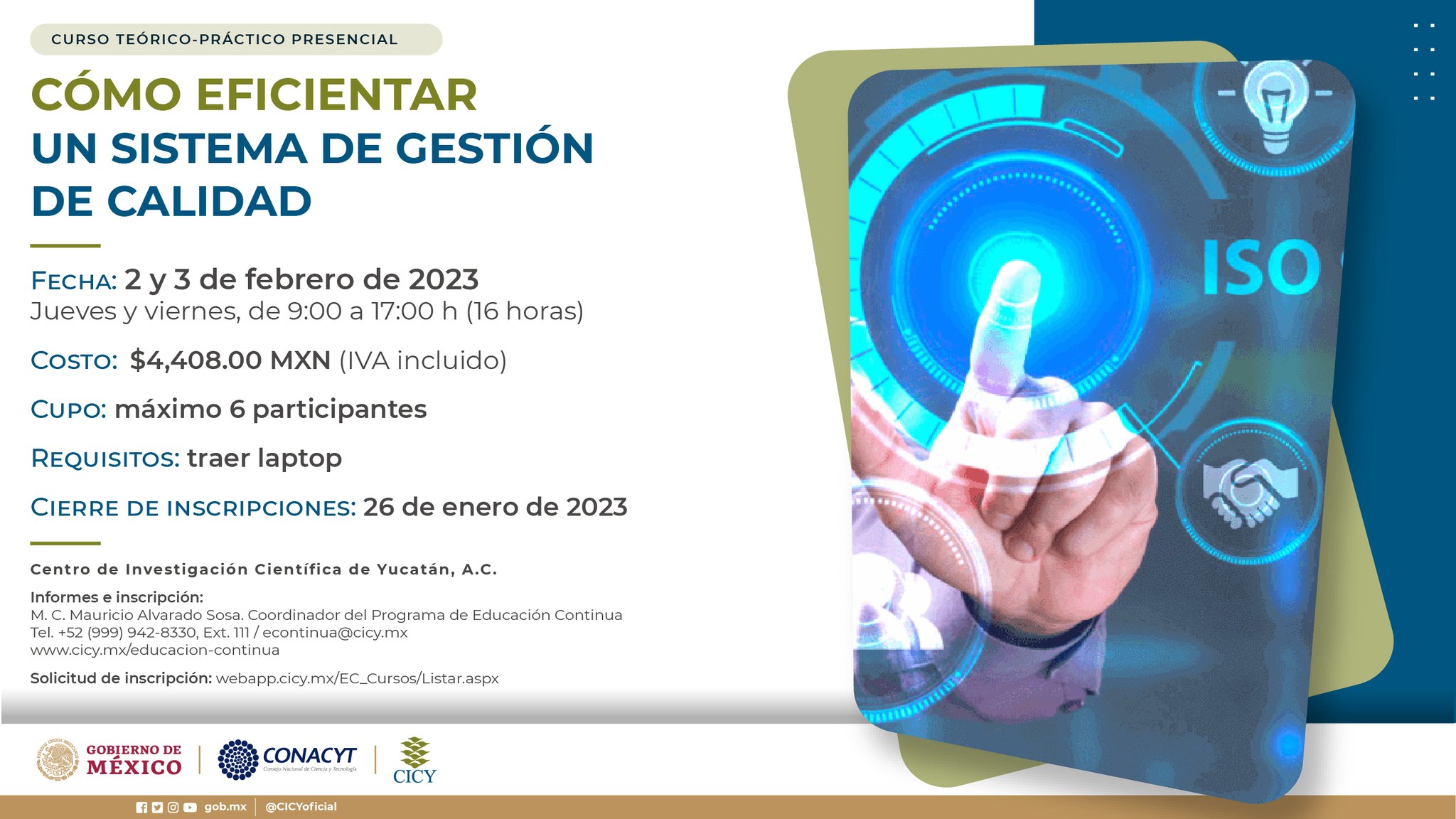 Cono... - CICY - Centro de Investigación Científica de Yucatán