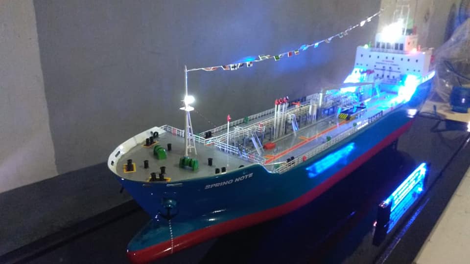 Miniature kapal - Bismillah MT. SPRING NOTE model tanker... | Facebook