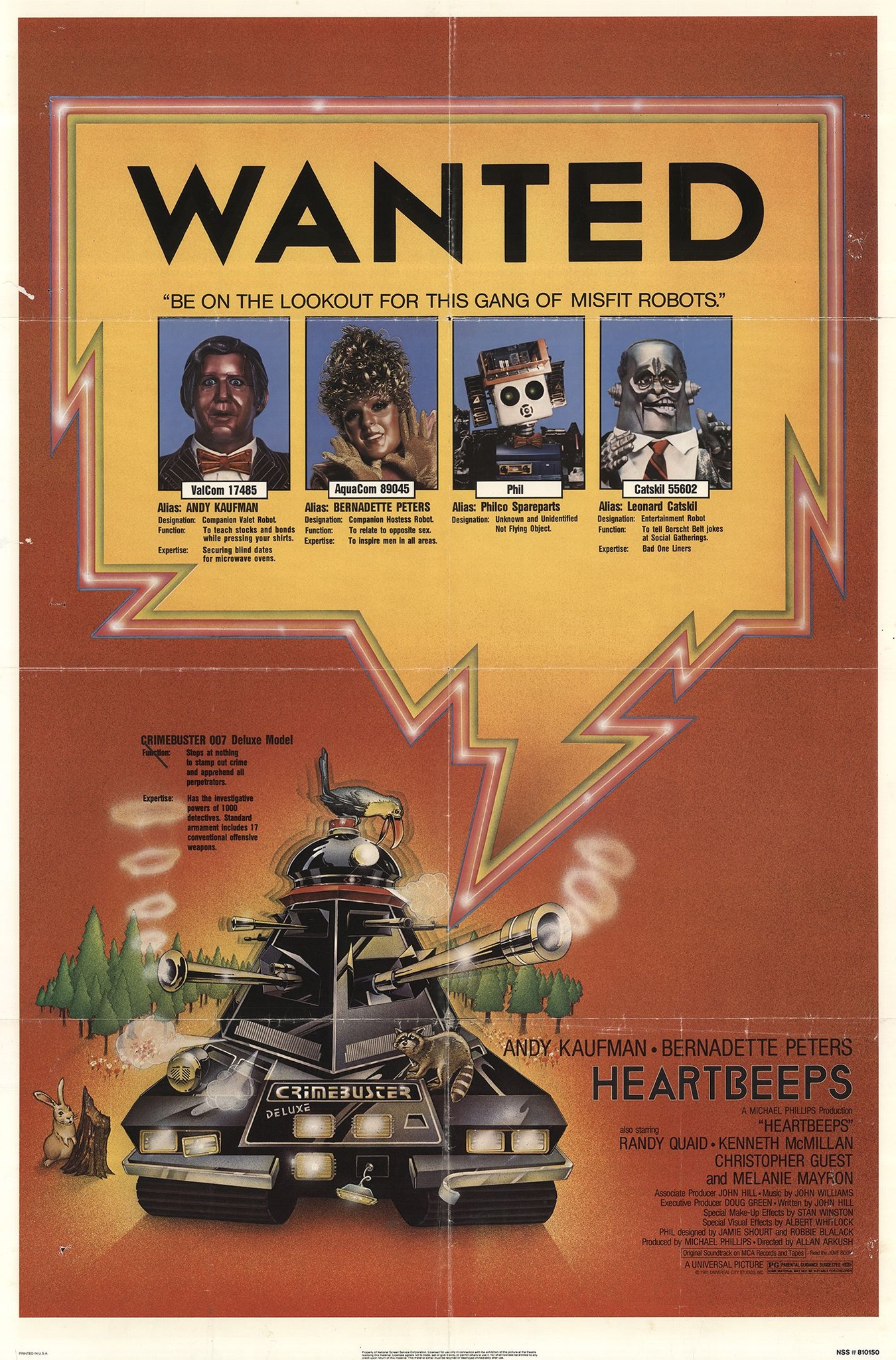 AND Y  Atari joystick in obscure scifi movie Heartbeeps