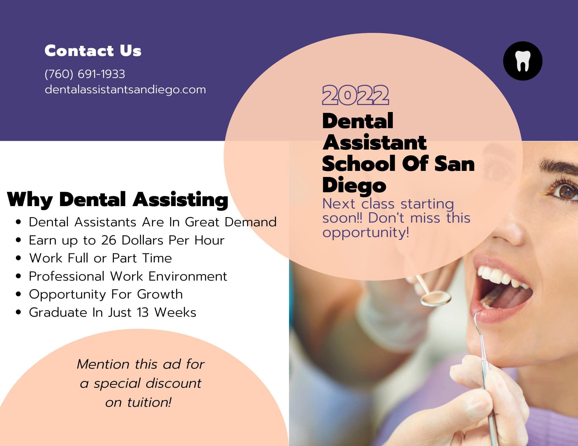 Dental Assistant School of San Diego | Vista CA