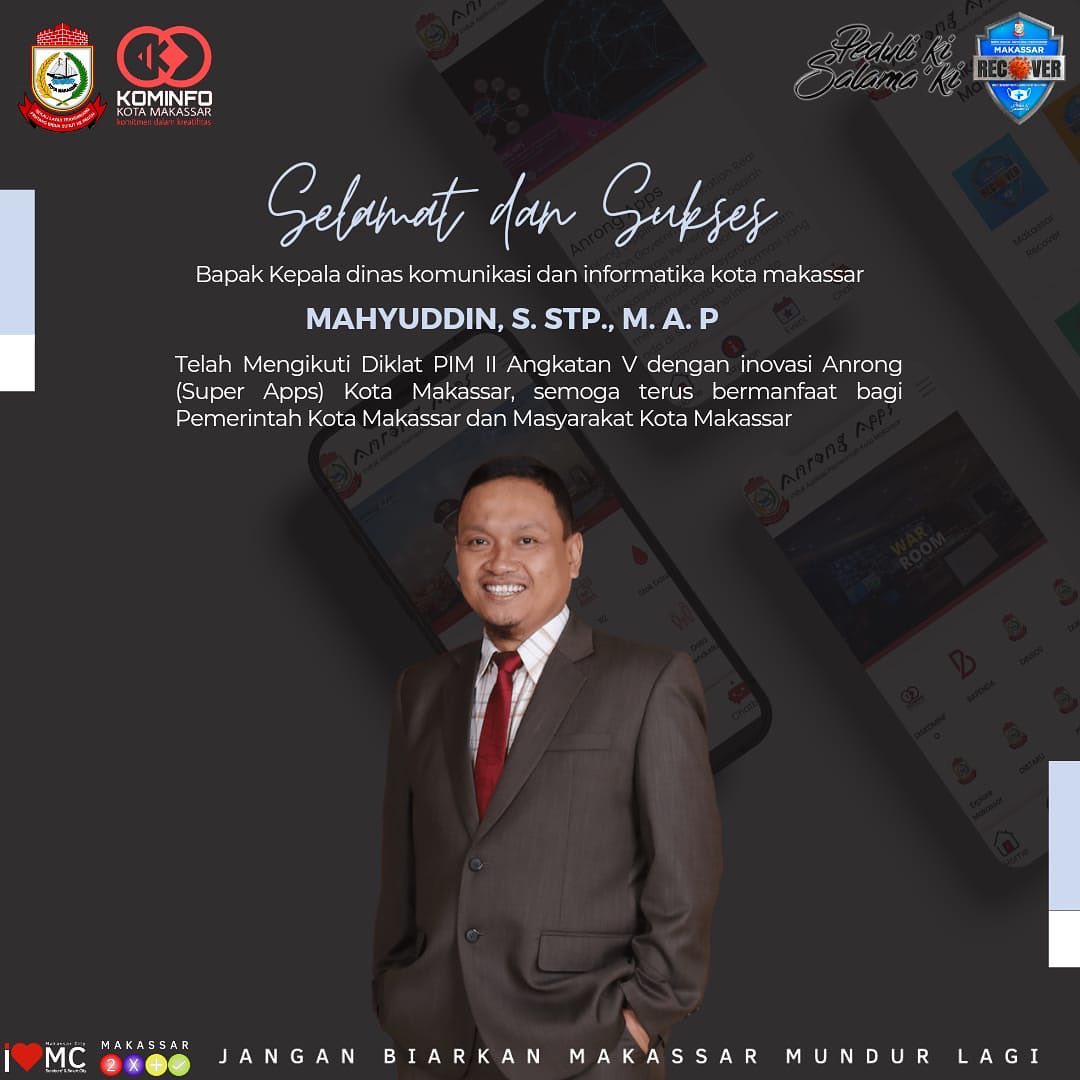 Selamat dan sukses Bapak... - Dinas KOMINFO Kota Makassar | Facebook