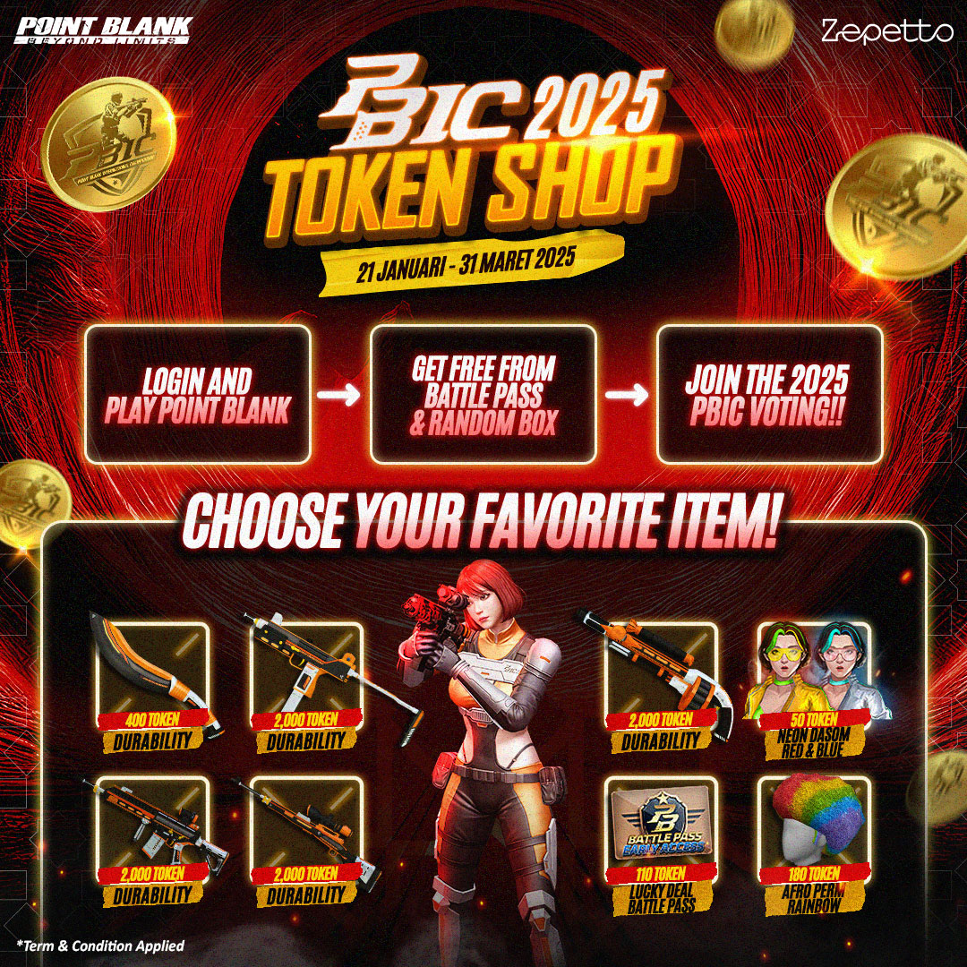Point Blank SG/MY - Hi Troopers! The PBIC 2025 Token Shop is still ...