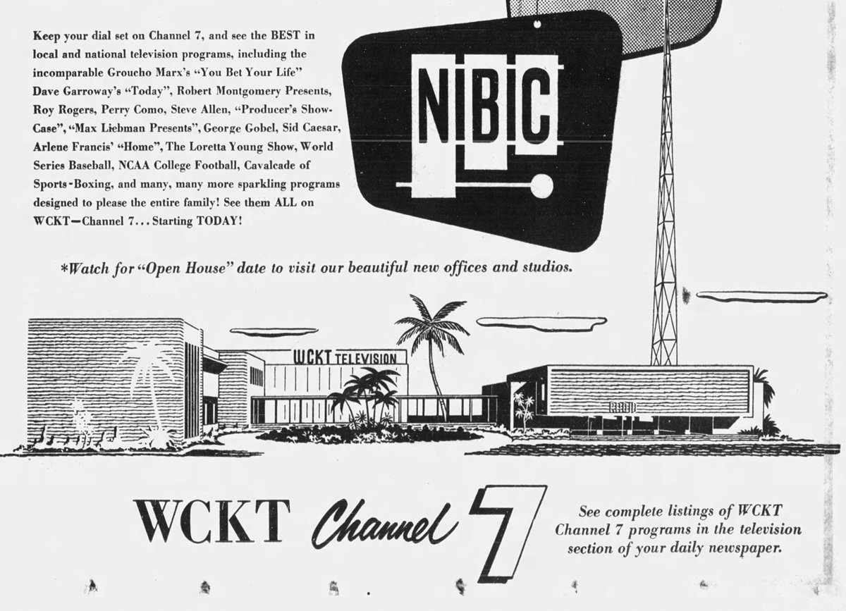 Miami History - On July 29, 1956, local Channel 7 news... | Facebook