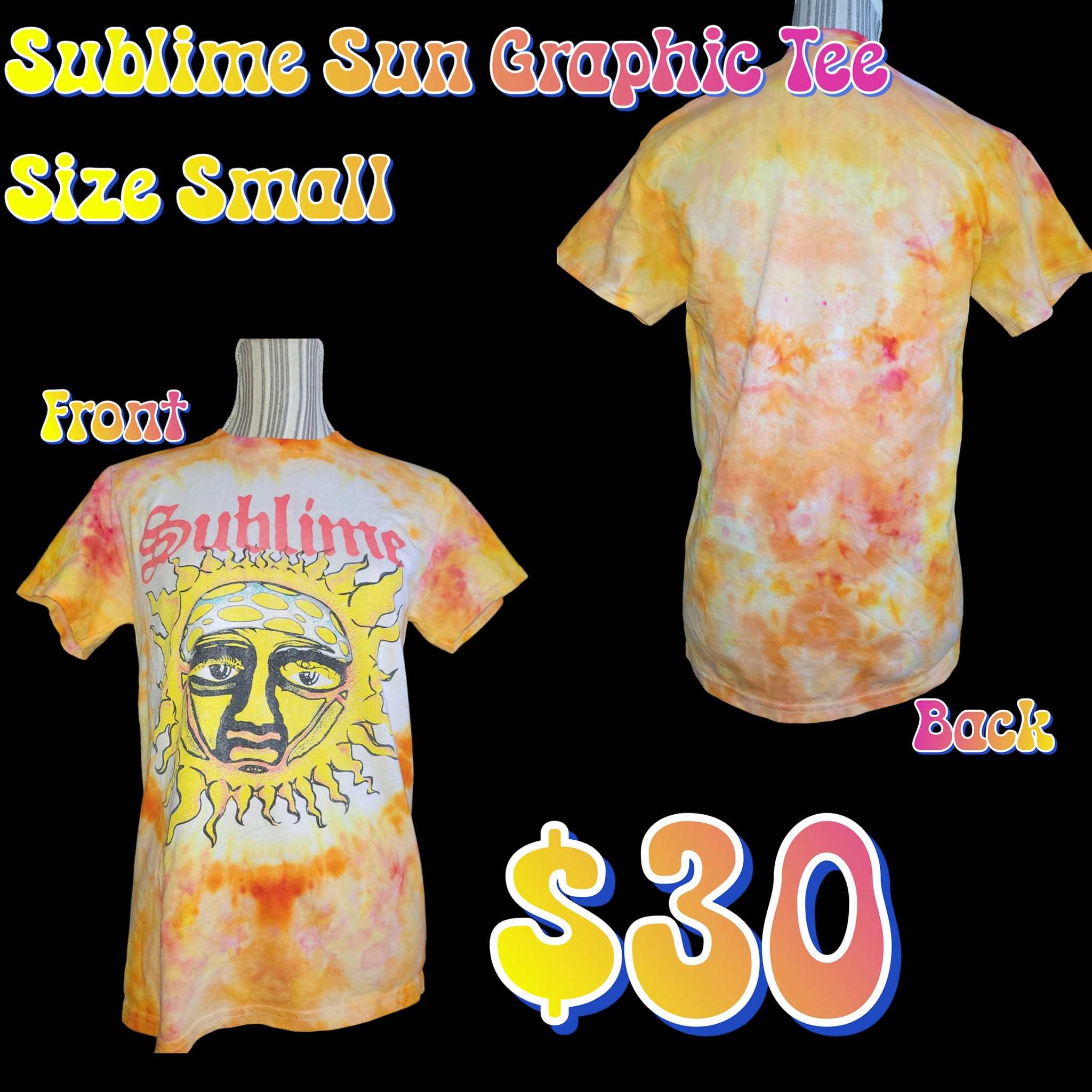 Sublime flaming lotus band tee with cracks and pinholes