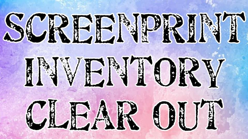 ParTEE SCREENPRINT INVENTORY CLEAR OUT | Facebook