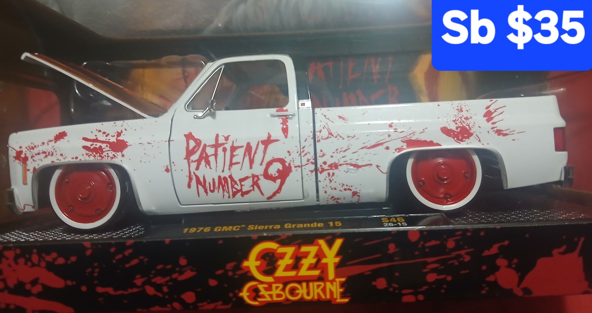Ozzy Osbourne Patient Number 9 hot wheels auction
