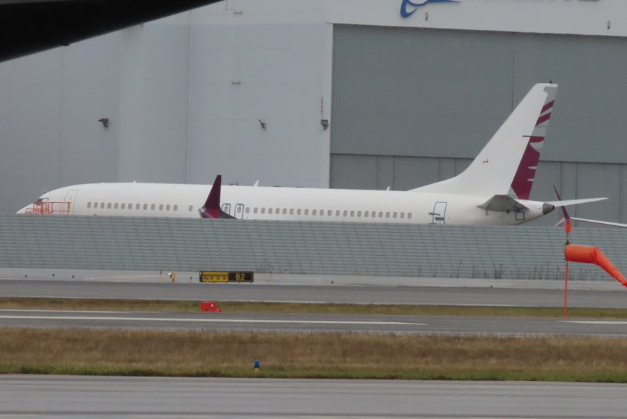 FL360aero - Visuals of a Boeing B737-8 Rudder in Qatar...