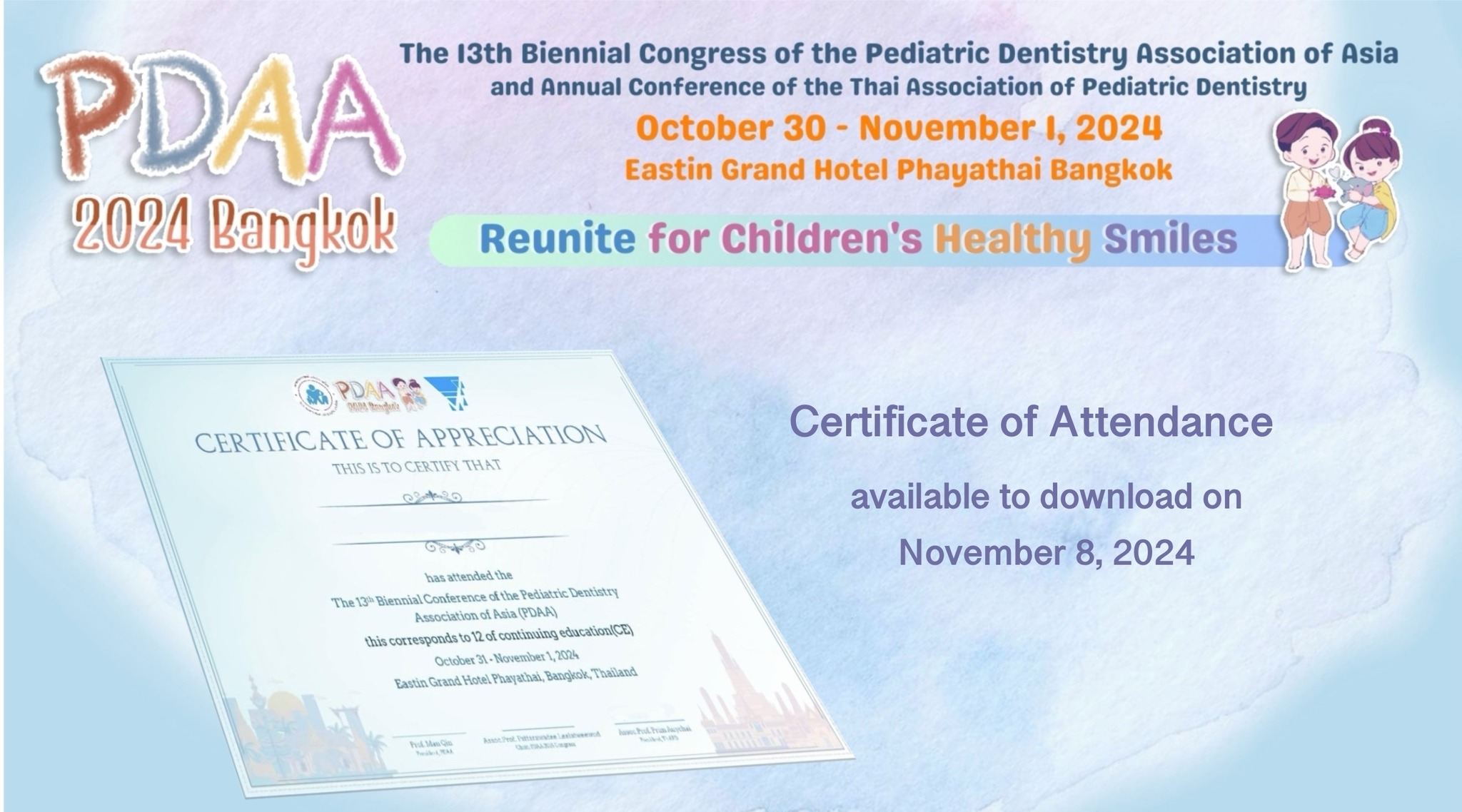 PDAA 2024 Bangkok, Thailand