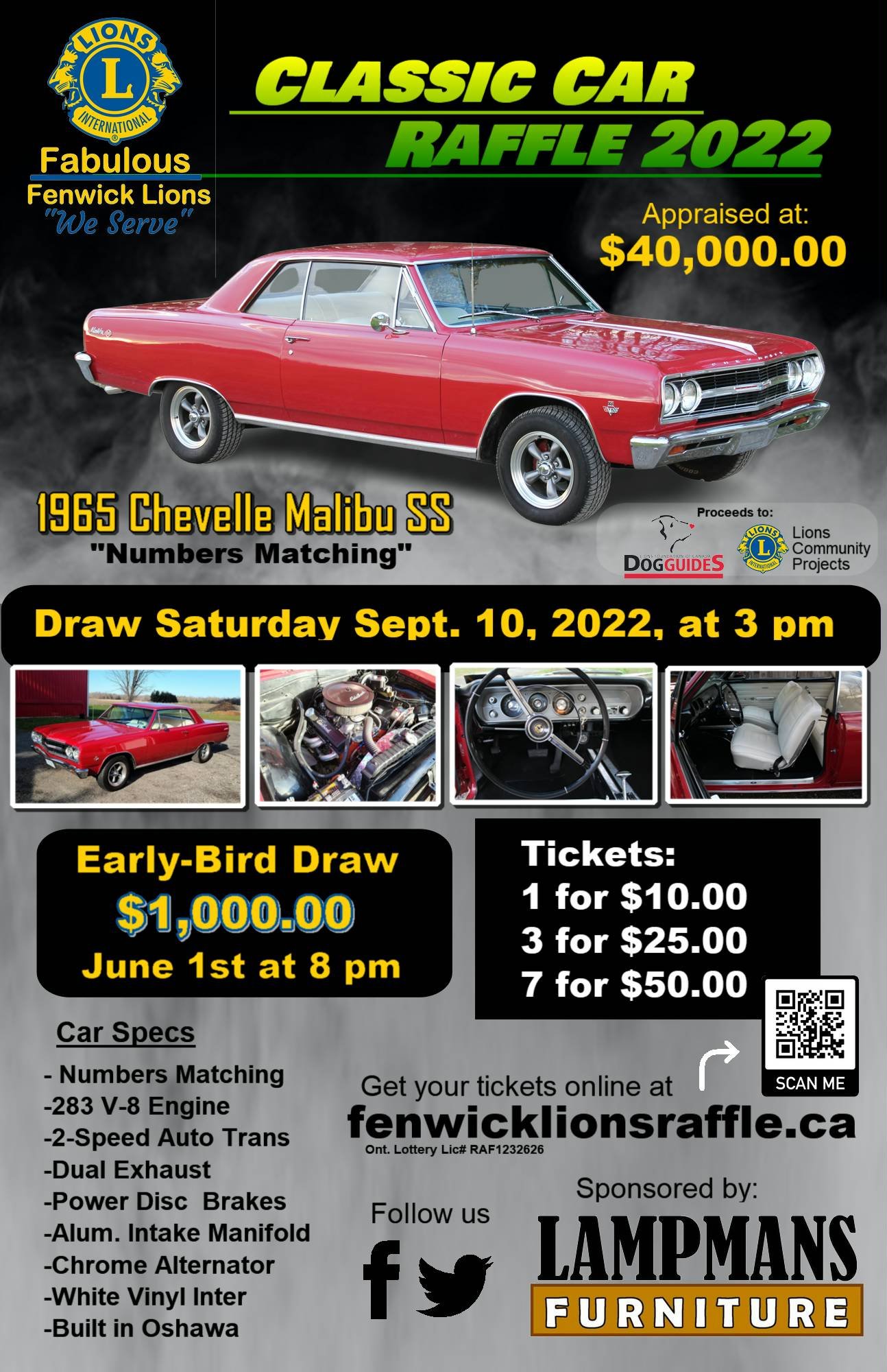 Tickets on this beautifully... - Fabulous Fenwick Lions Club | Facebook