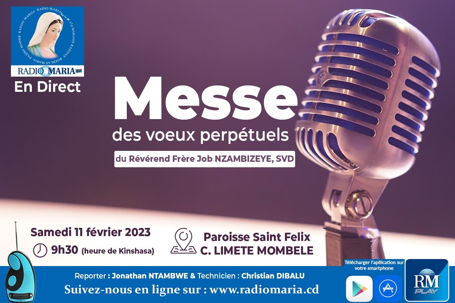 Radio Maria Rdc Kinshasa En Direct Gratuit