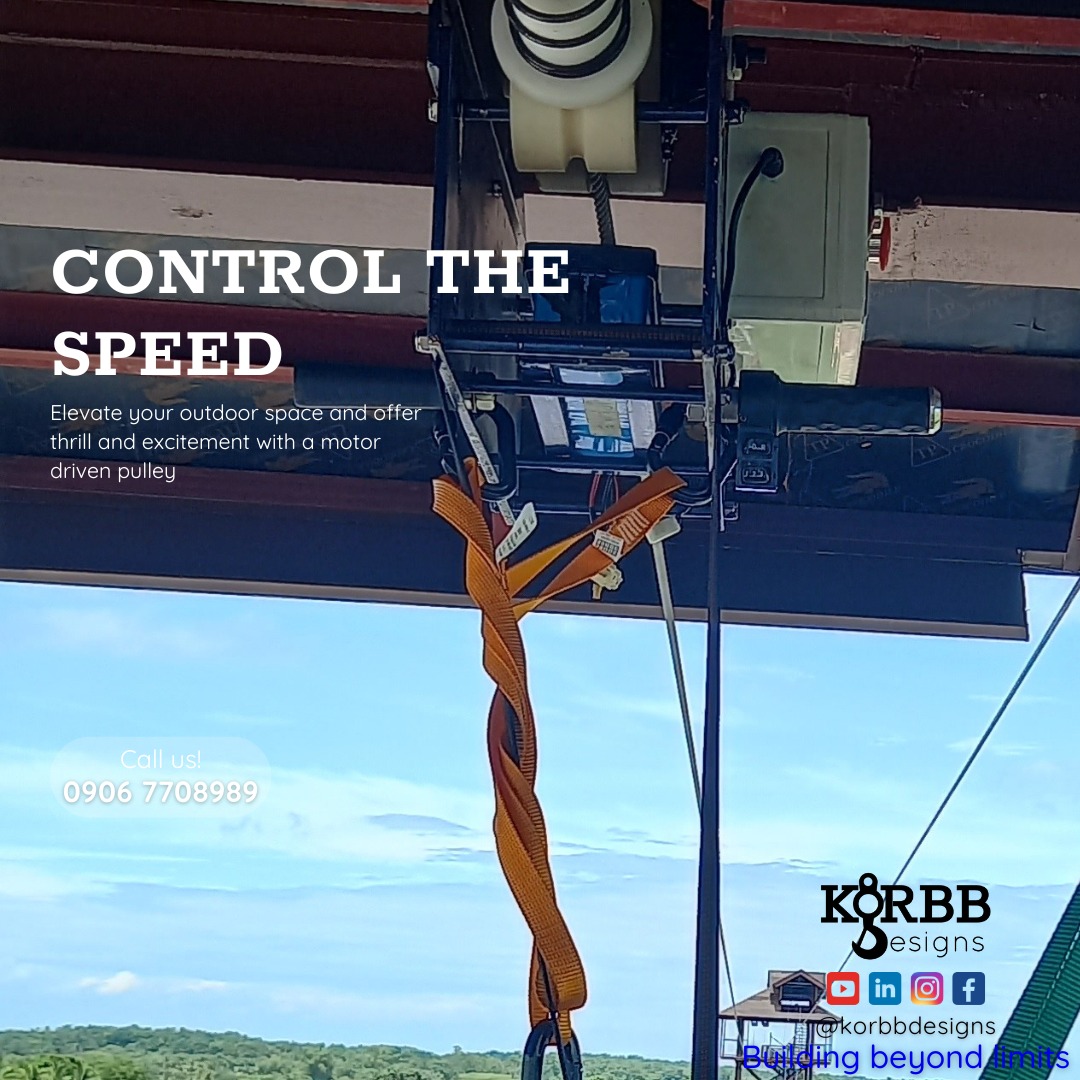 KORBB - 👍👍Introducing our state-of-the-art Motor Driven zipline pulley ...