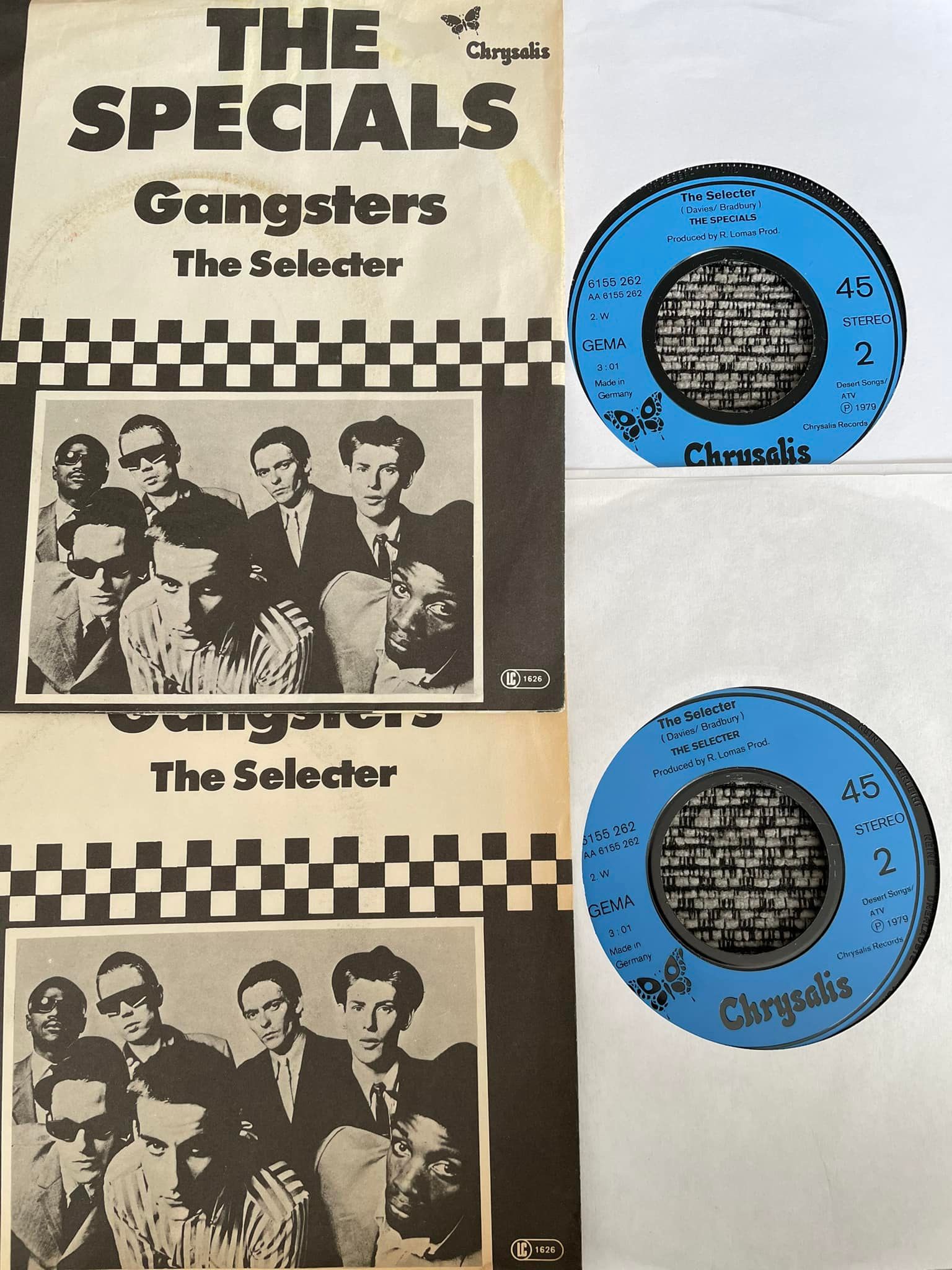 Gangsters (mispress single, I thought its a nice collectors item