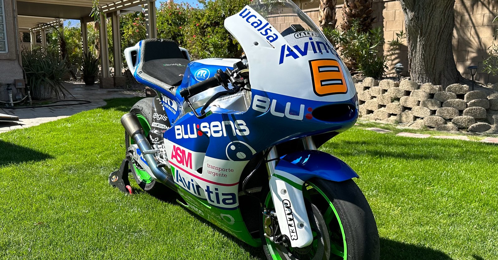 prior様 2nd wrapping up on the auction site Saturday: a former MotoGP CRT
