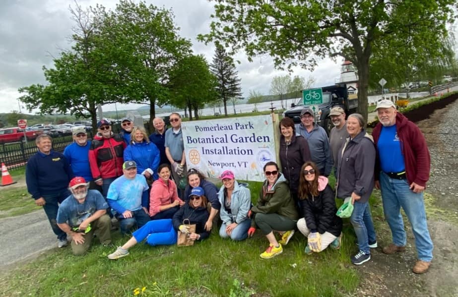 🌿🌼🌿 Pomerleau Park Garden... - Rotary Club of Newport, VT