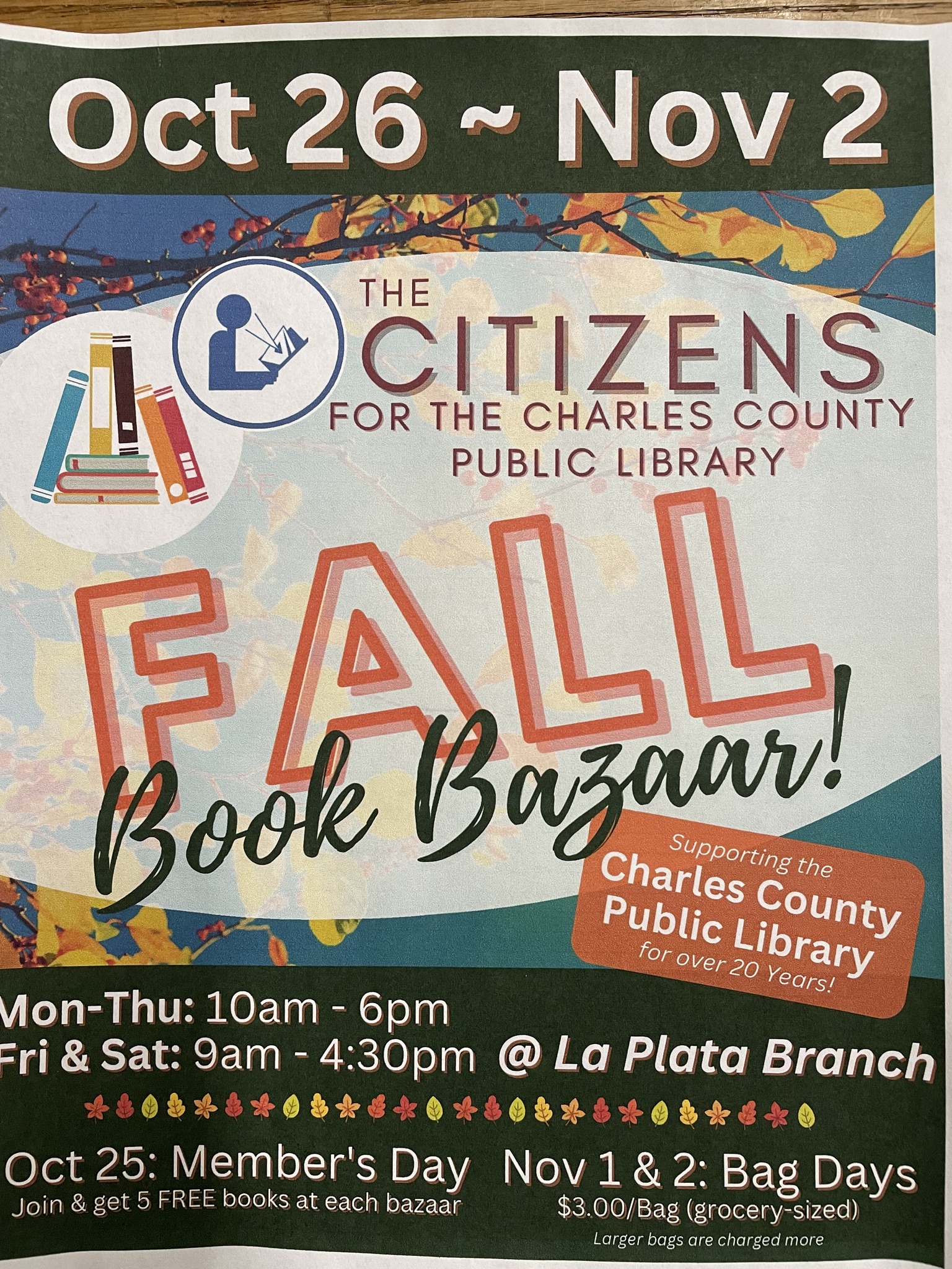 Citizens For The Charles County Public Library | La Plata MD