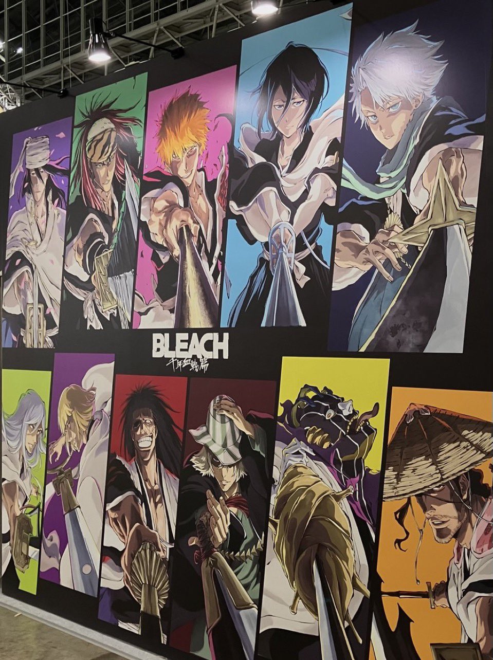 Bleach got a whole separate wall for JF2025 #bleach #anime