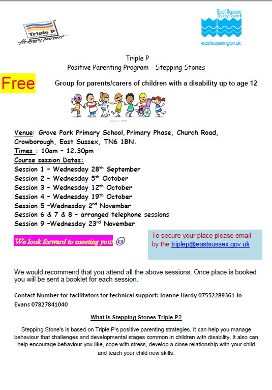 Information For Families East Sussex - New Stepping Stones Triple P ...