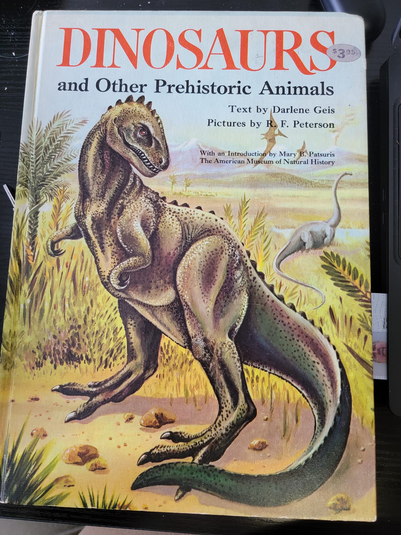 Walter Simonson's favorite childhood book on dinosaurs