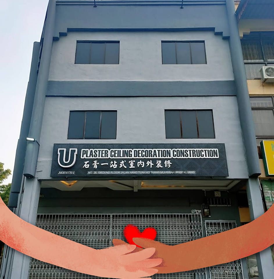 U Plaster Ceiling Decoration Construction | Kluang