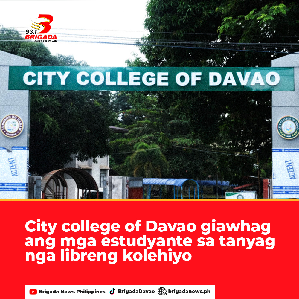 93.1 - City college of Davao giawhag ang mga estudyante sa tanyag nga ...