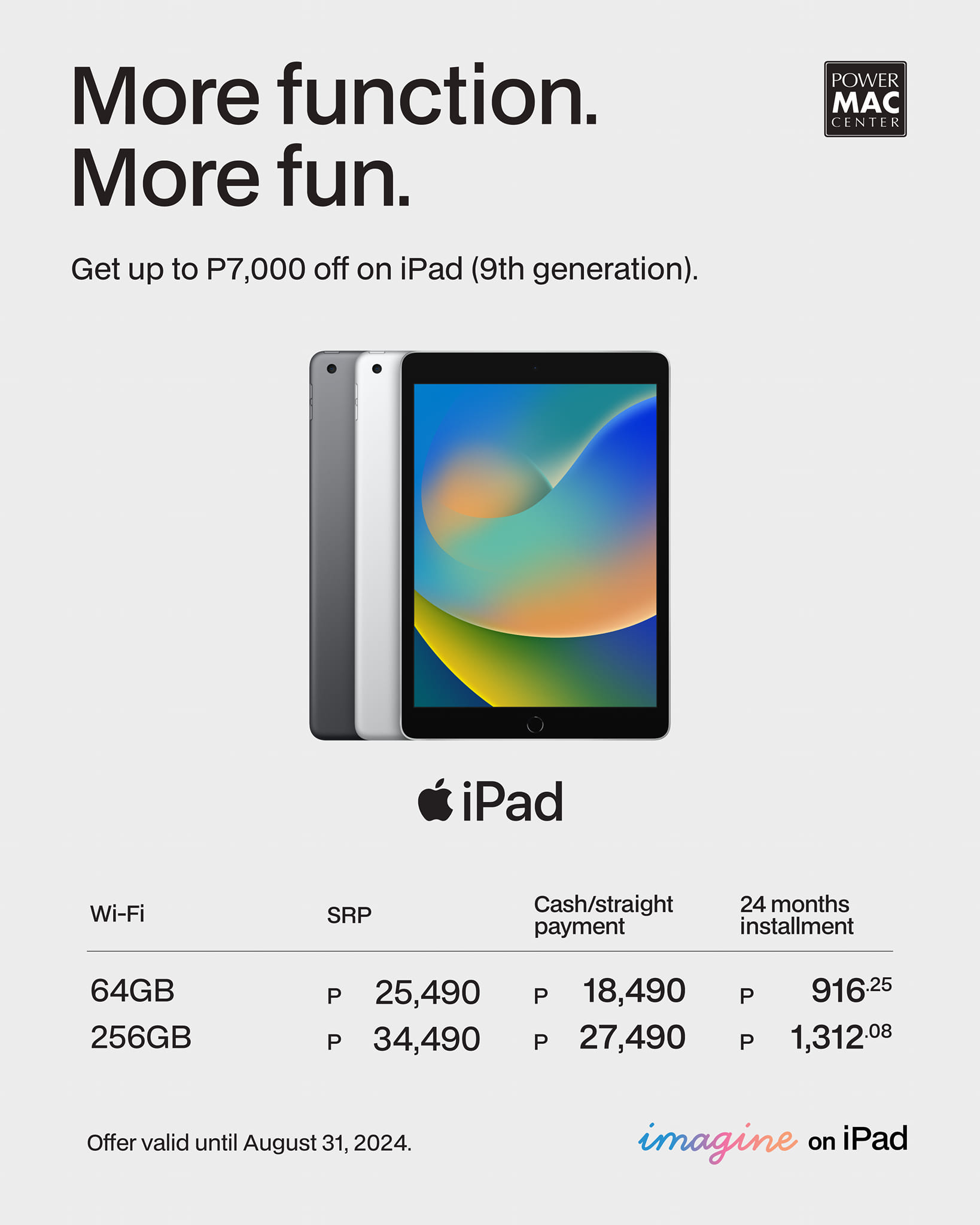 Limited offer! Grab the iPad 9th gen (256GB) at an unbeatable 