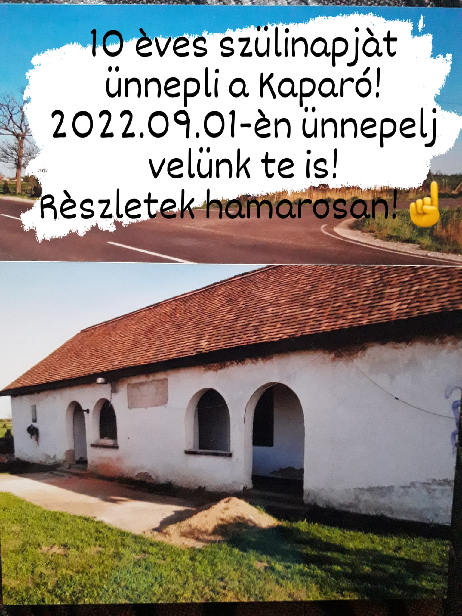 Kaparó Csárda - 2022.09.01.☝️☝️☝️☝️ KAPARÓ NAP!!👍👍👍 | Facebook