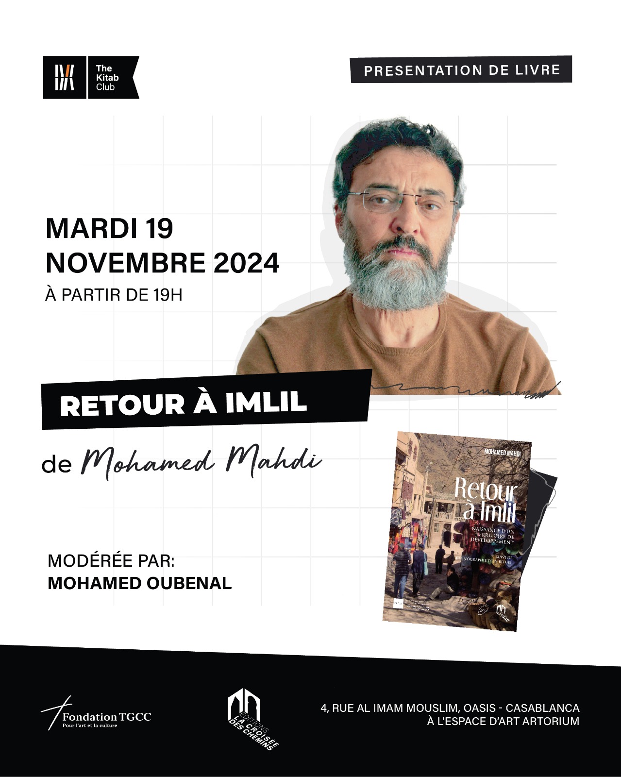 Présentation du livre "Retour à Imlil" de Mohamed Mahdi