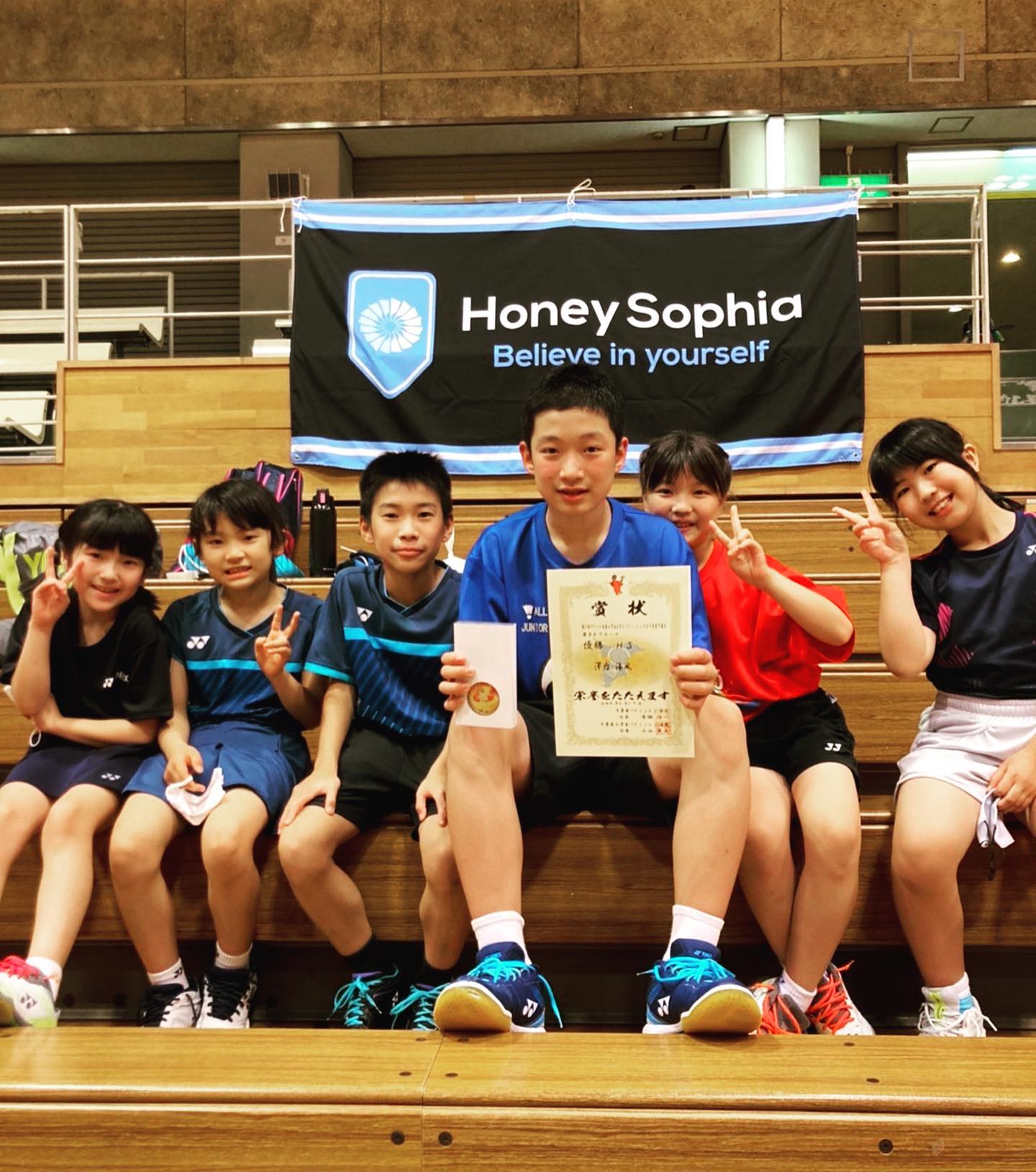 Honey Sophia Jrから初のABC出場選手が出ました😊本人の日頃の努力の