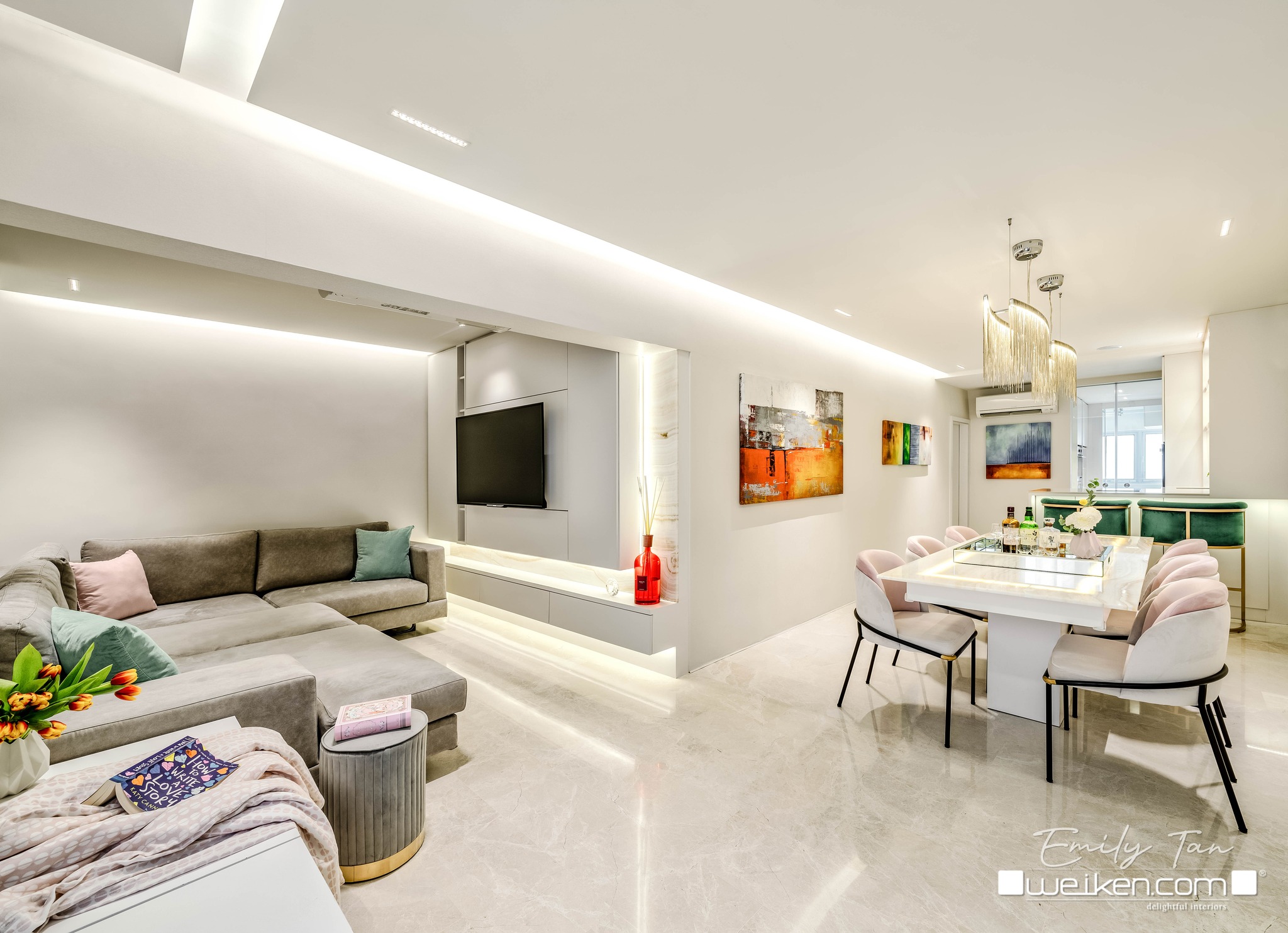 MODERN LUXURY Studio... - Weiken.com Delightful Interiors
