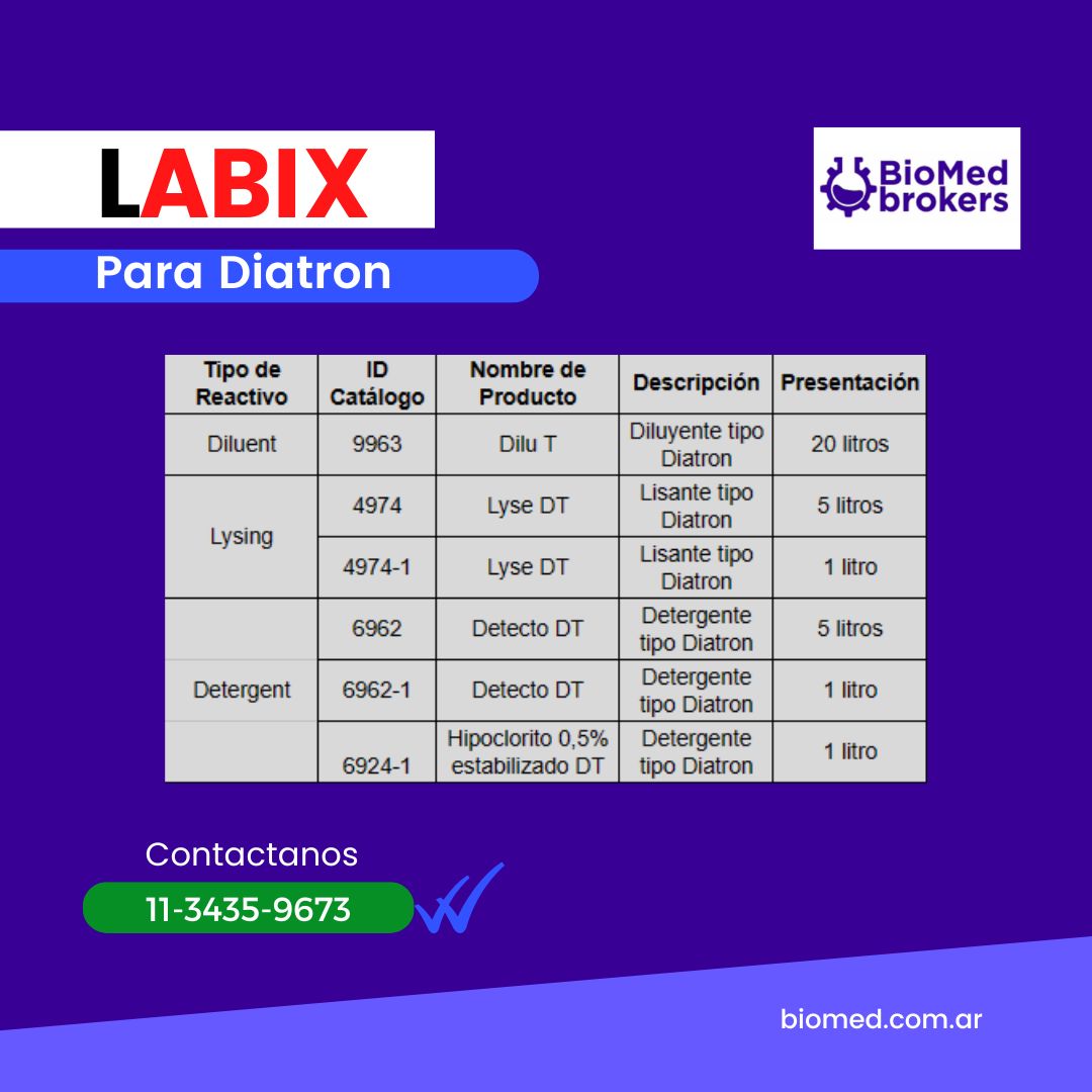 Biomed Brokers - 🧪 Contamos con reactivos LABIX para... | Facebook