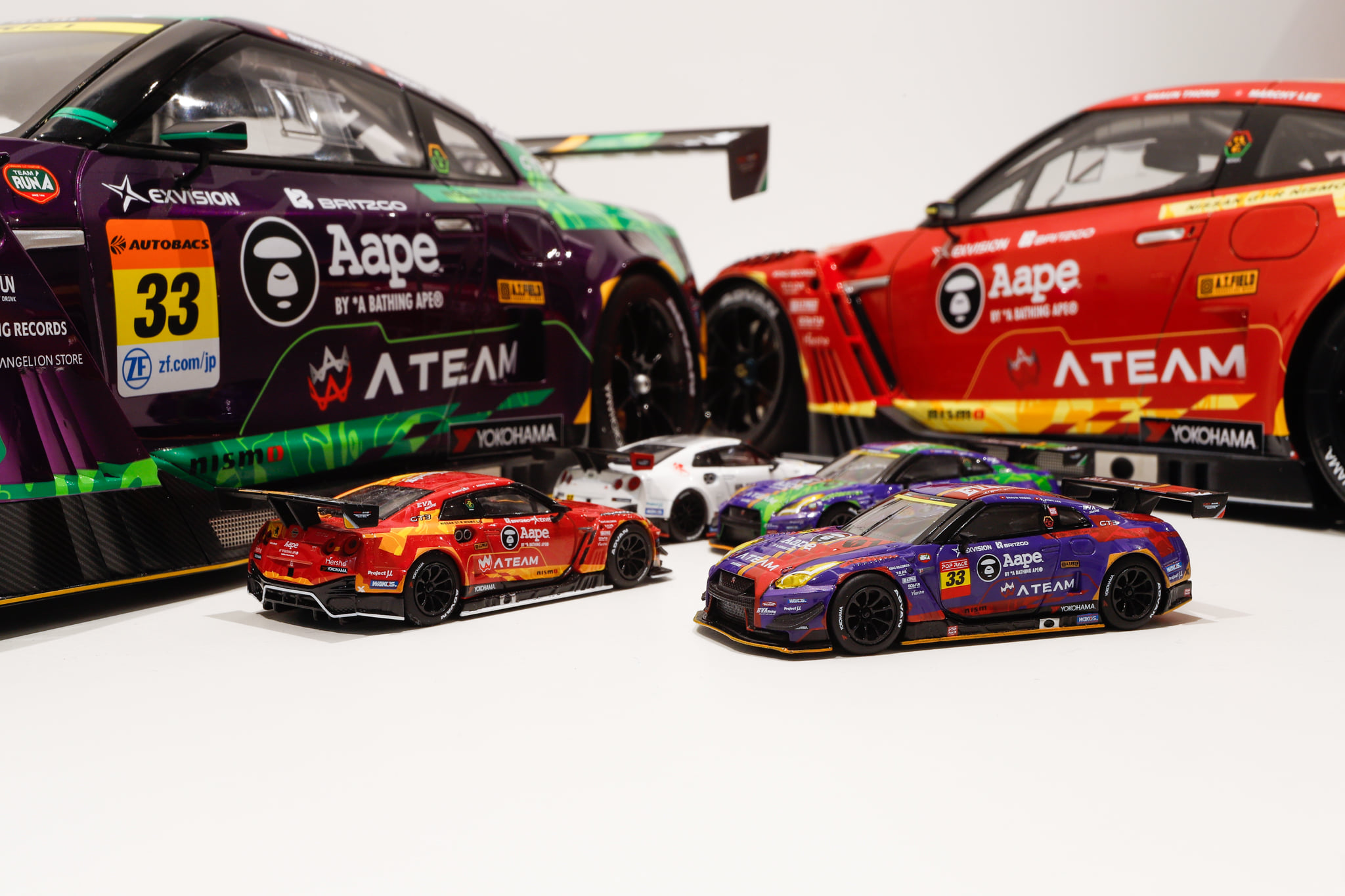 🚨Evangelion Racing🚨 EVA RT GT-R in 64th scale and 12th scale