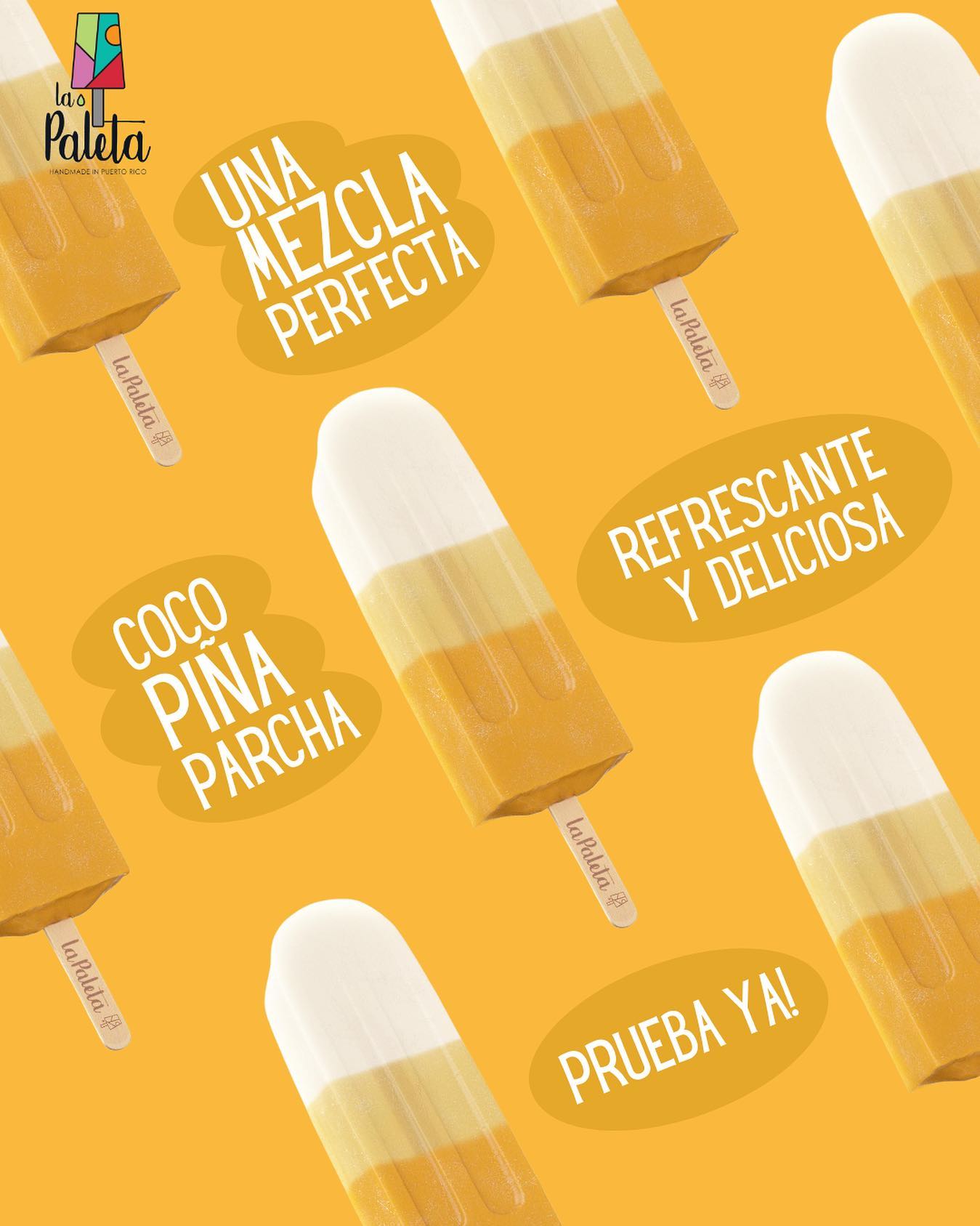 La Paleta - Una mezcla perfecta 🧡 Refrescante y deliciosa 😋 Coco- Piña ...