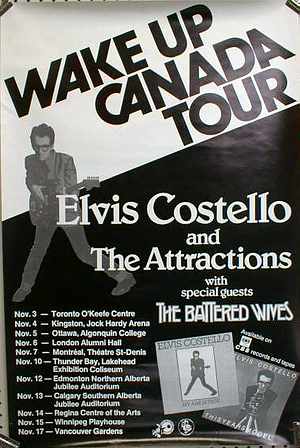 Elvis Costello at Hamilton Place November 1978
