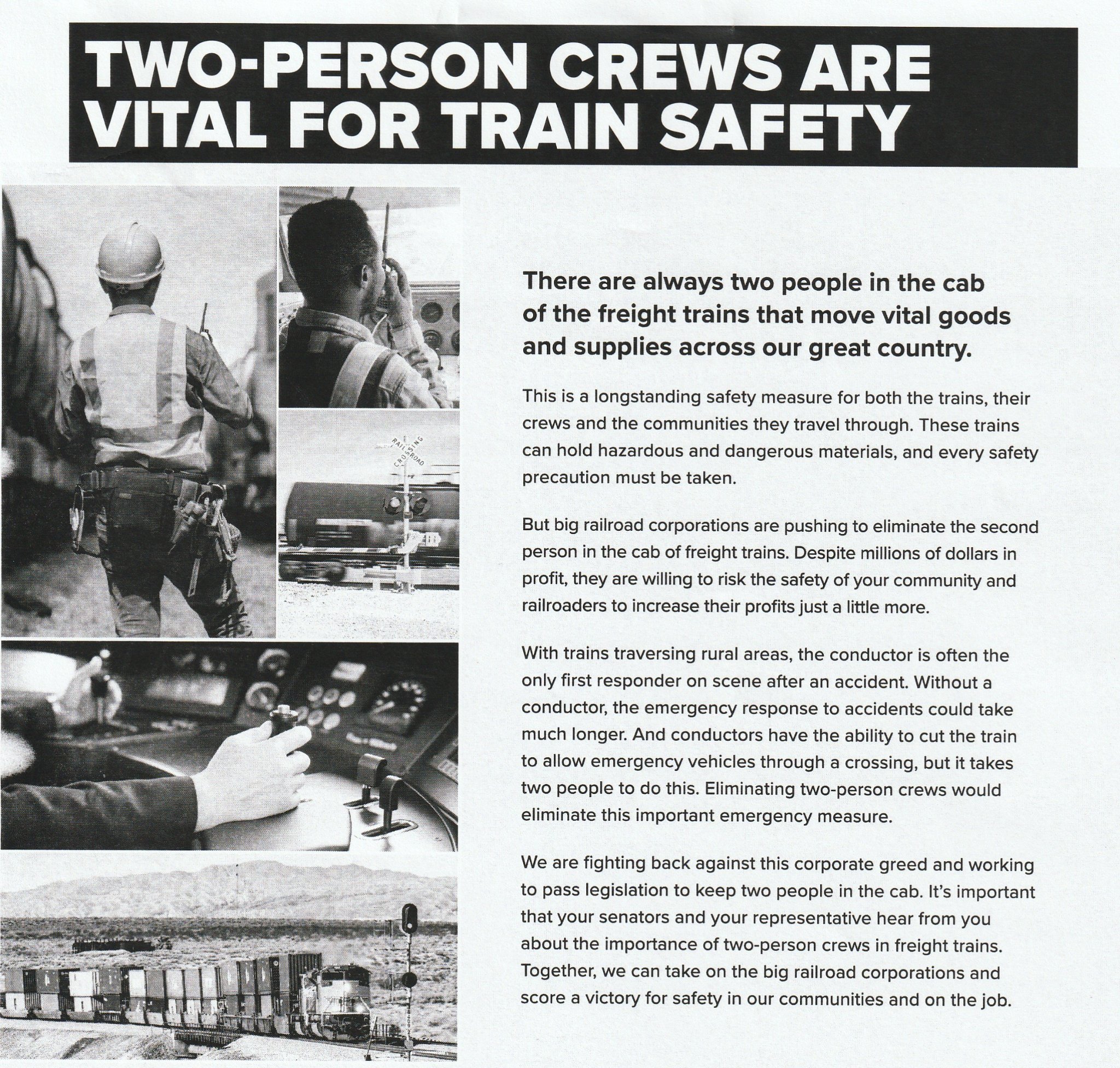 IBEW - https://www.facebook.com/groups/lnkrally4railworkers/ Tomorrow ...