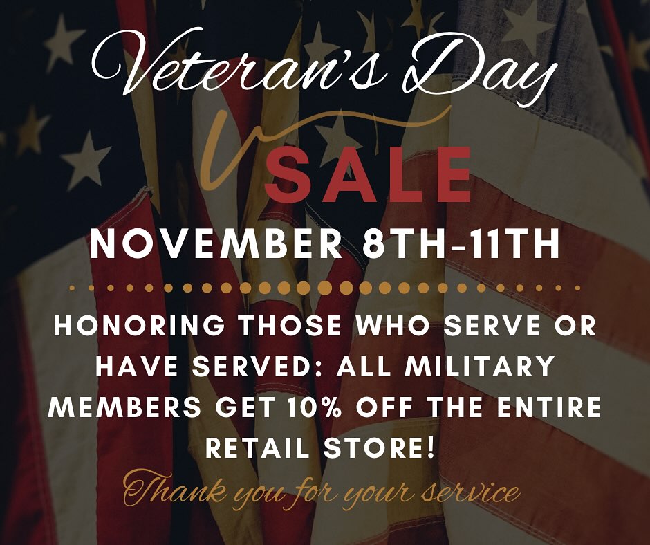 🇺🇸 Veterans Day Sale at Valley... - Valley View RV Resort