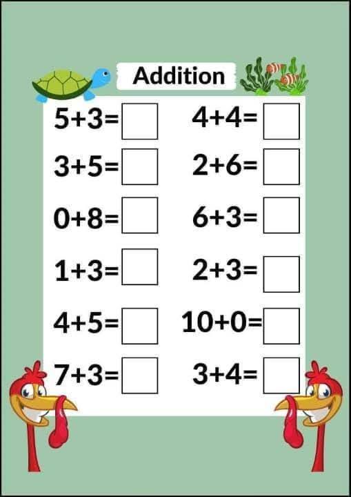 Addition🍀🌺🍀🌺🍀🌺🍀🌺 - Kinder Corner by Teacher Almarie | Facebook