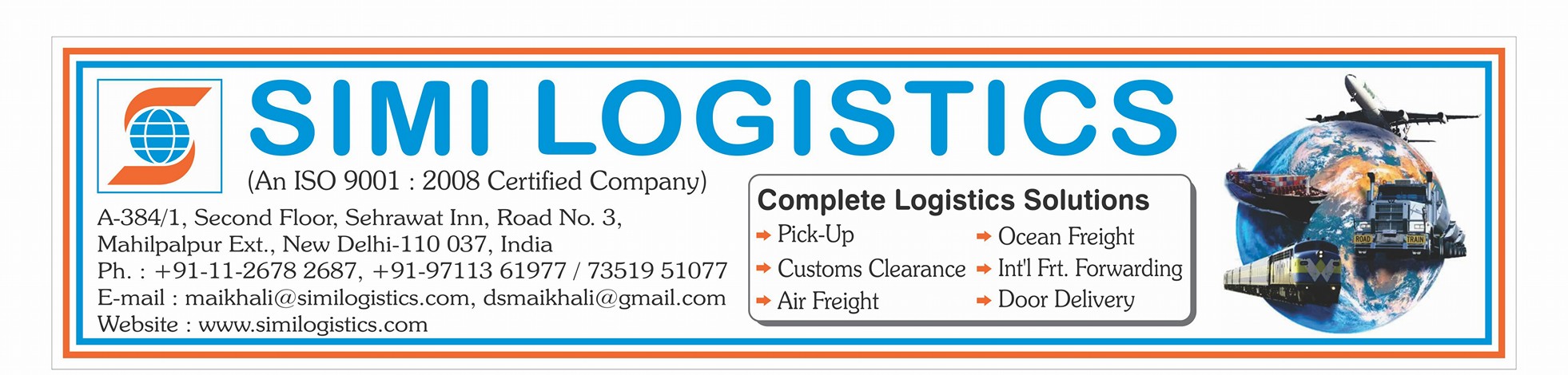Simi Logistics | Delhi