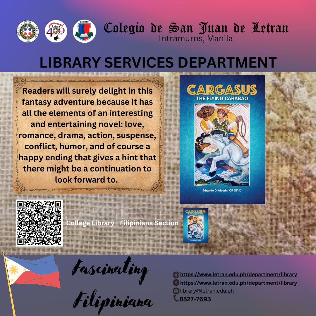 Readers will surely delight in... - Letran Manila Library | Facebook